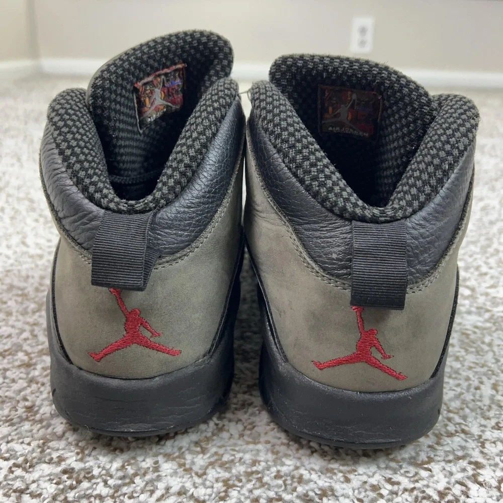Jordan Shoes Mens Size 11 Gray‎ Air Jordan 10 Retro Shadow Basketball Sneakers